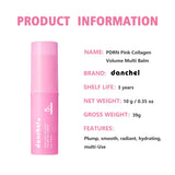 PDRN Pink Collagen Volume Multi Balm Deep Hydration Moisturization Brighten Skin Plump Smooth Radiant Portable Collagen Stick
