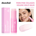 PDRN Pink Collagen Volume Multi Balm Deep Hydration Moisturization Brighten Skin Plump Smooth Radiant Portable Collagen Stick